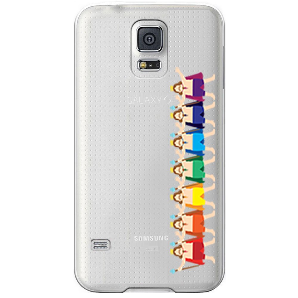 otas Galaxy S5 SC-04F SCL23 Case, Hard Type, Polycarbonate, Clear